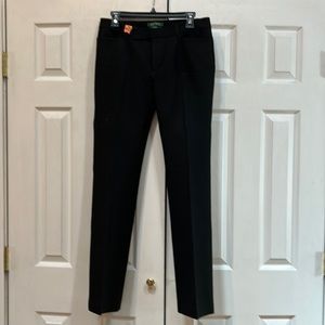 Ralph Lauren Adele dress pants. Size 6. Black stretch fabric